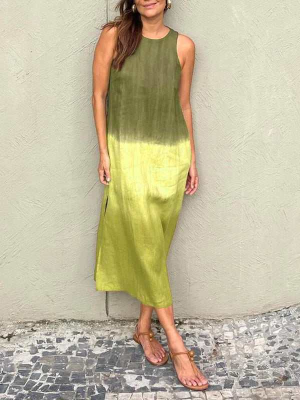 Harriet™ | Ombré Sleeveless Midi Dress