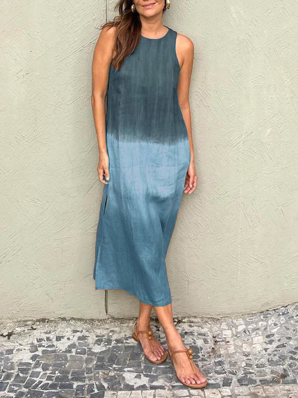 Harriet™ | Ombré Sleeveless Midi Dress