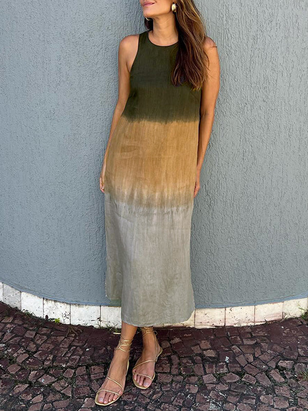 Harriet™ | Ombré Sleeveless Midi Dress
