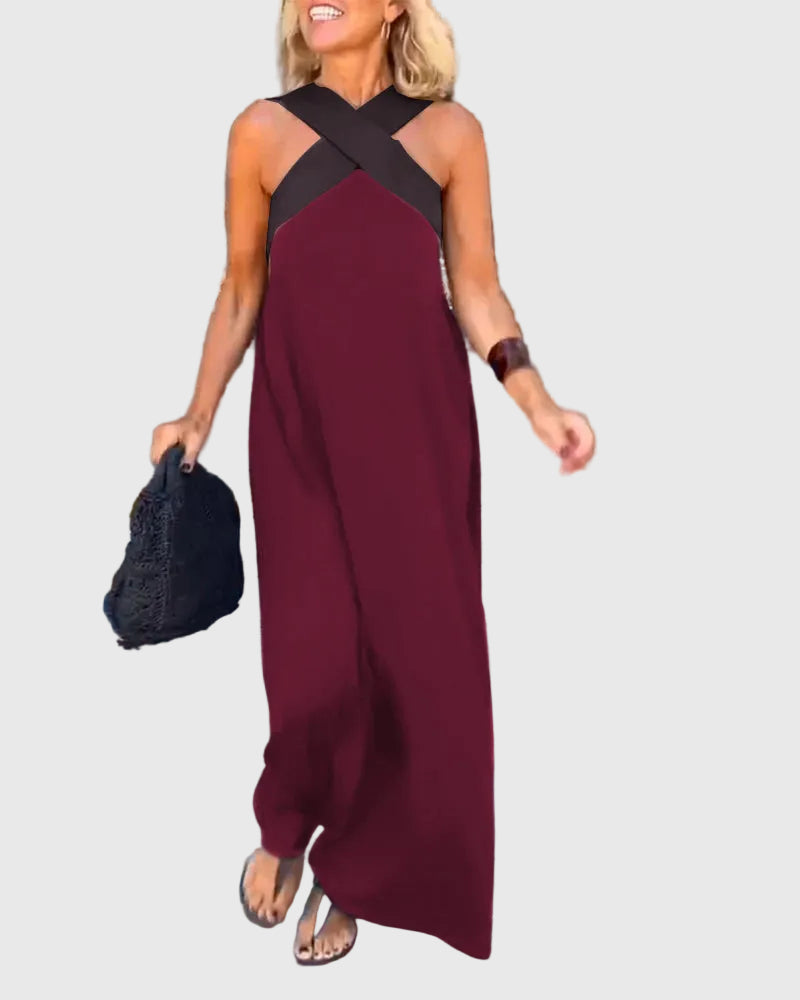Julie™ | Halterneck Maxi Dress
