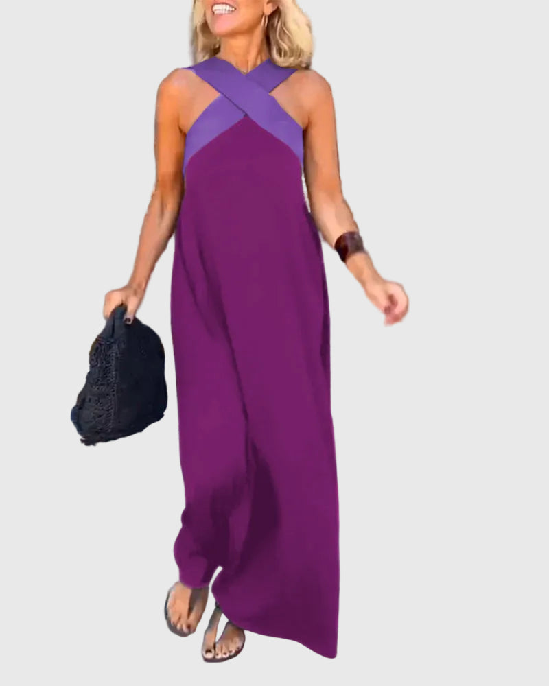 Rachel™ | Crossover Maxi Dress