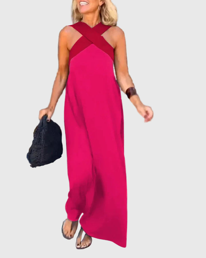 Julie™ | Halterneck Maxi Dress