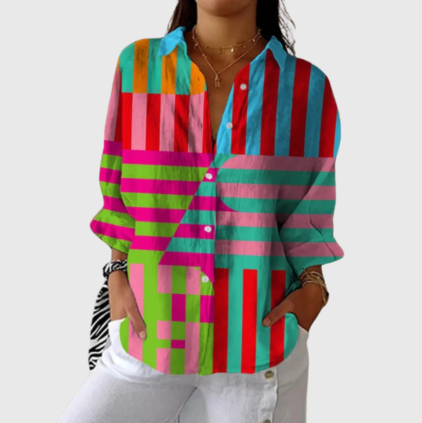Vanessa™ | Colourful Striped Blouse