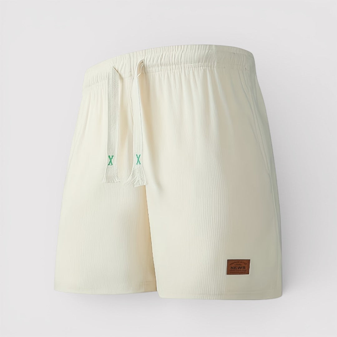 Michael Sydney men's ribbed shorts, front view