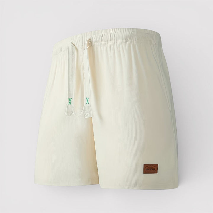 Michael Sydney men's ribbed shorts, front view