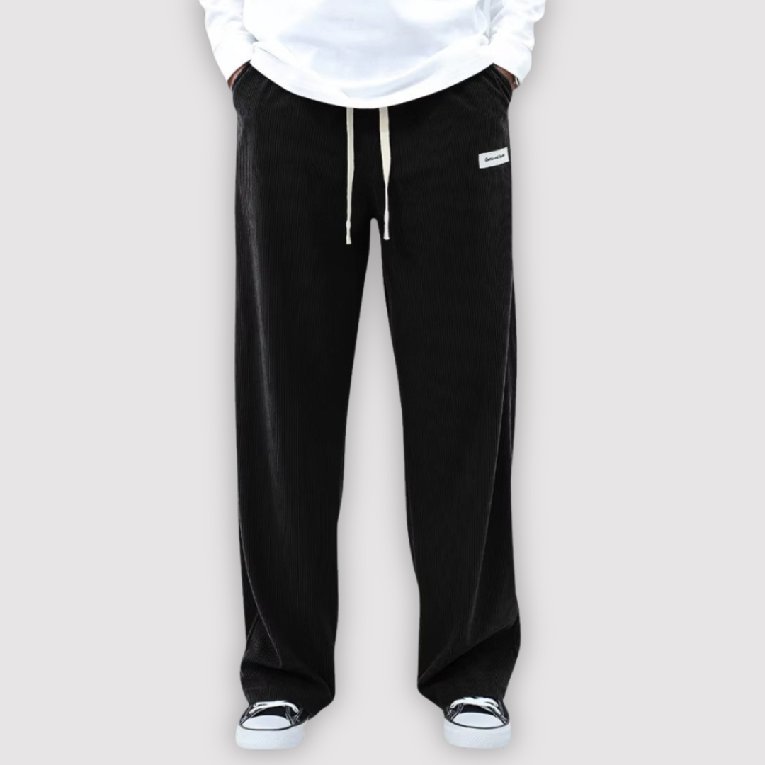 Michael Sydney men's wide-leg pants, front view
