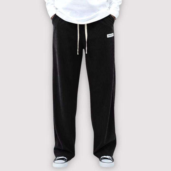 Michael Sydney men's wide-leg pants, front view