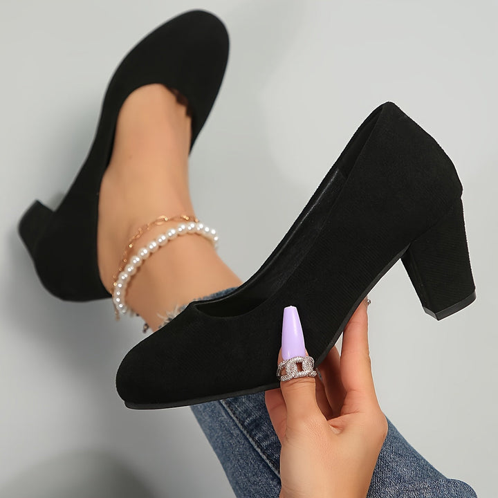 April™ | Sturdy Block Heels