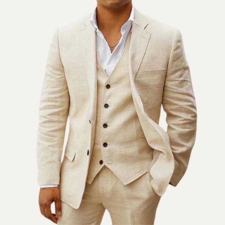 Michael Sydney men's summer set, front view