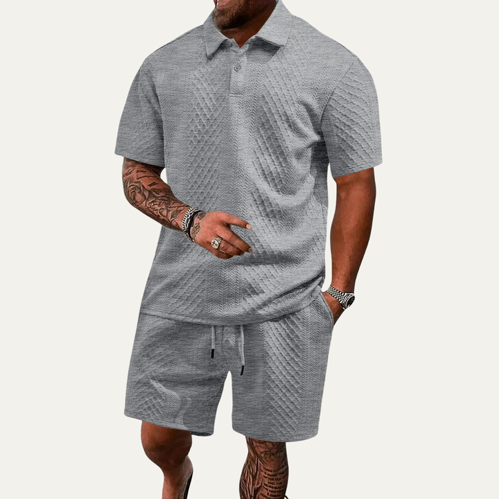 Michael Sydney men's summer set, front view
