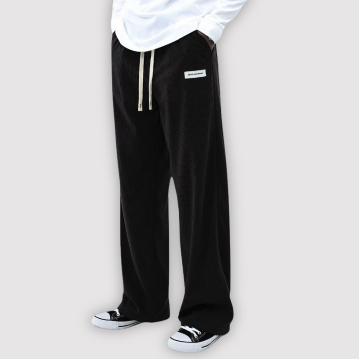 Michael Sydney men's wide-leg pants, front view