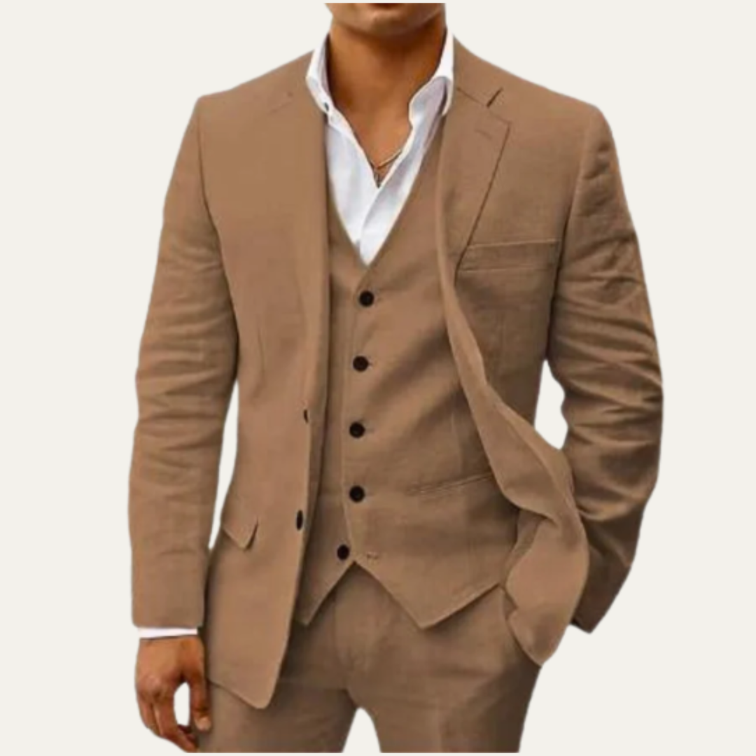 Michael Sydney men's summer set, front view