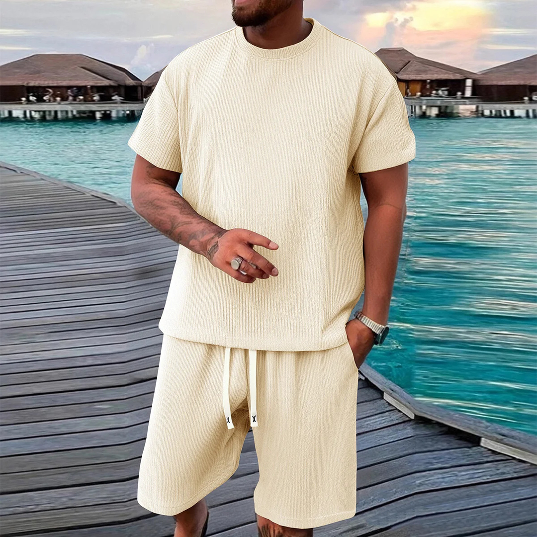 Michael Sydney men's summer set, front view