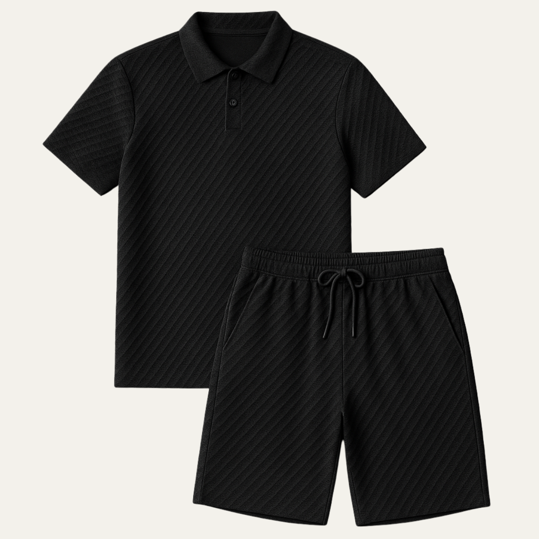 Michael Sydney men's summer set, front view