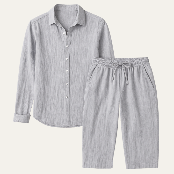 Michael Sydney men's summer set, front view