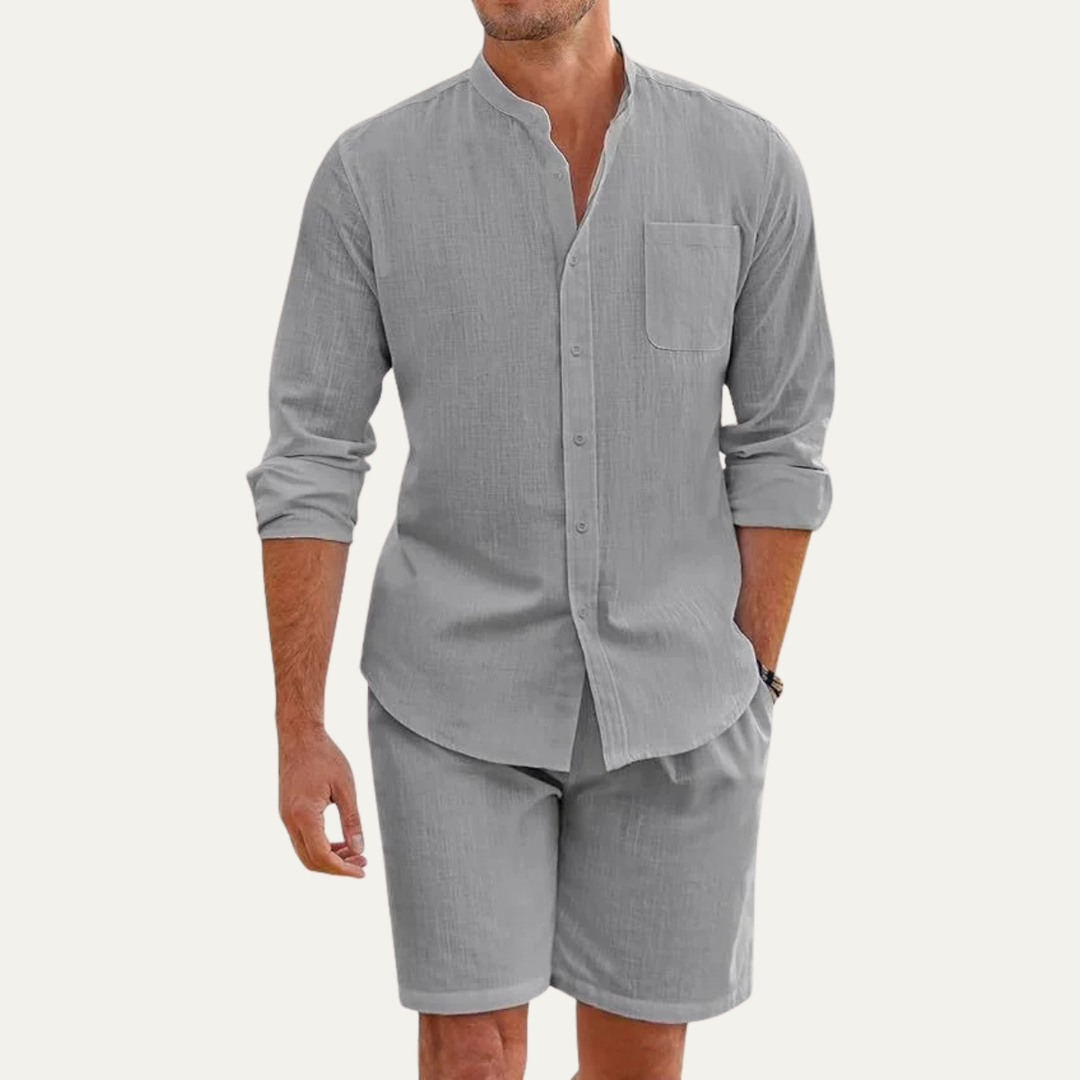 Michael Sydney men's summer set, front view
