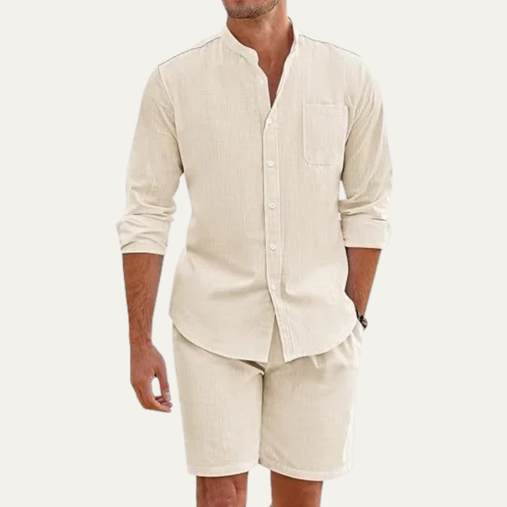 Michael Sydney men's summer set, front view