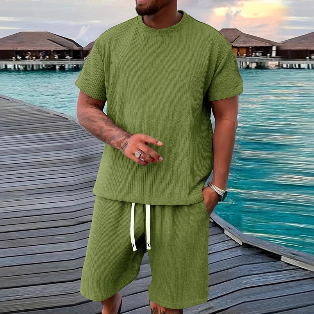 Michael Sydney men's summer set, front view