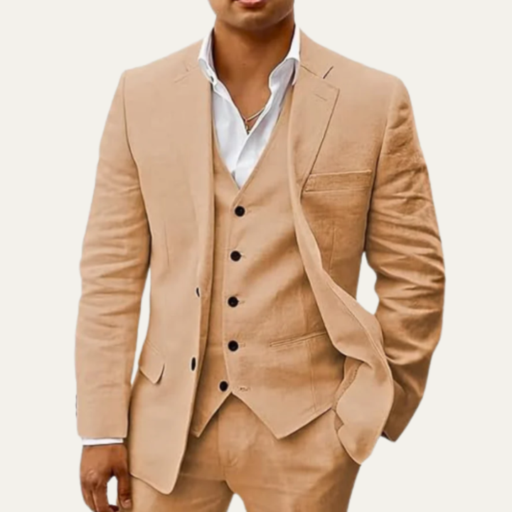 Michael Sydney men's summer set, front view
