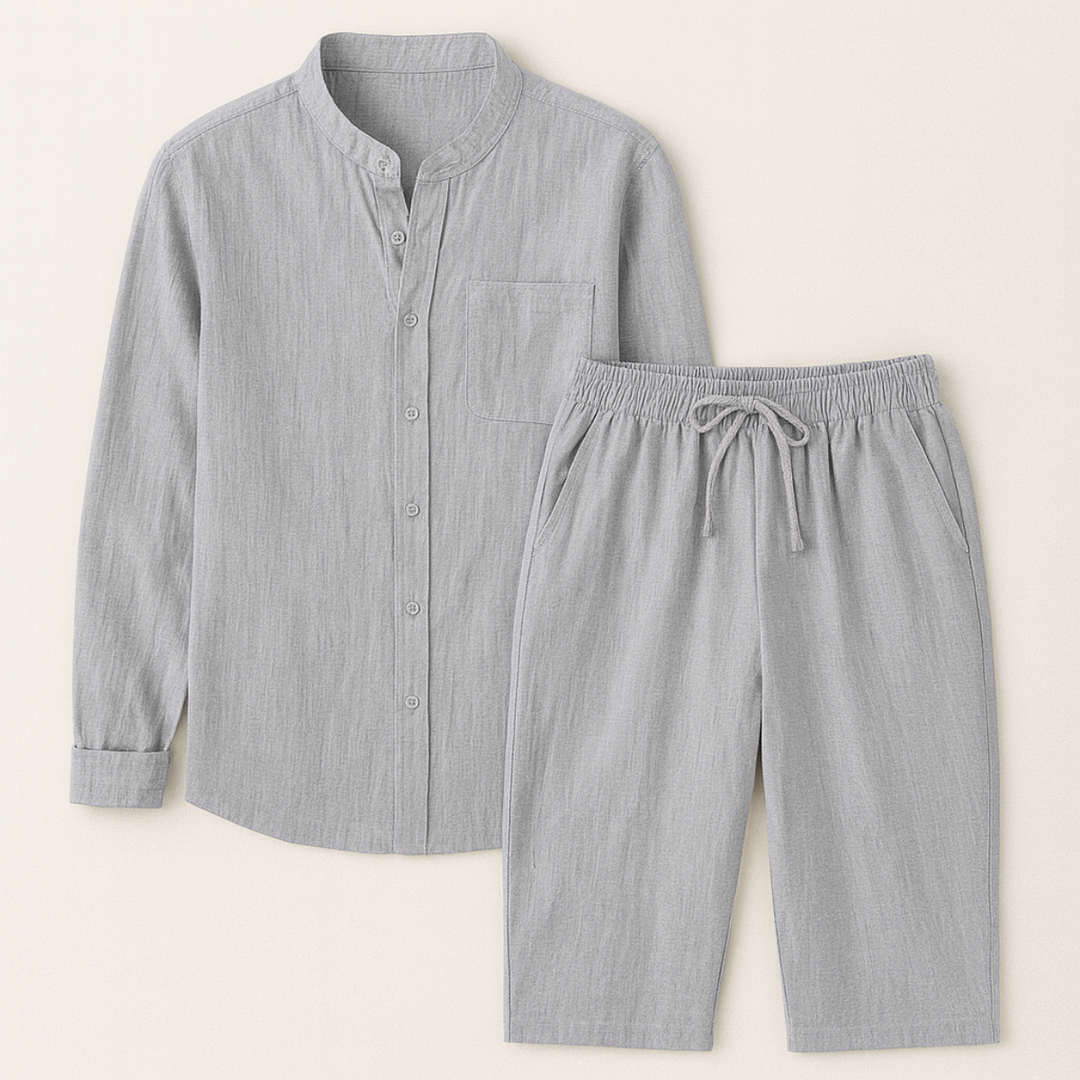 Michael Sydney men's summer set, front view