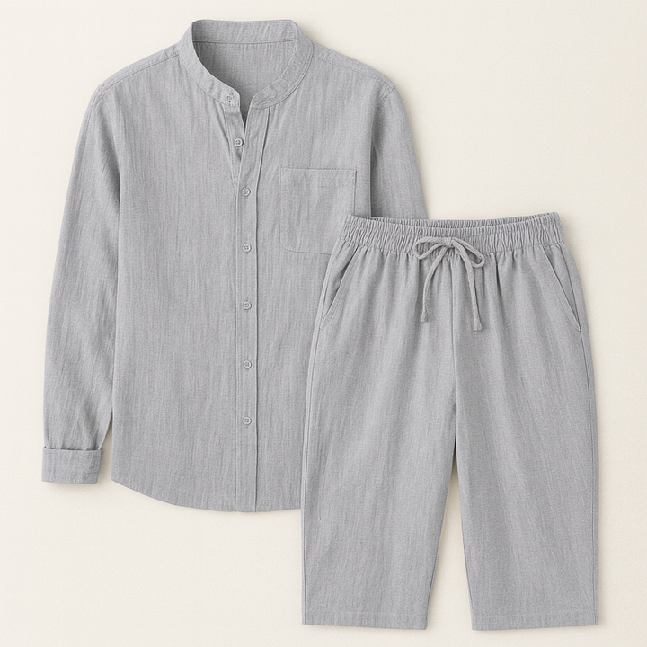 Michael Sydney men's summer set, front view