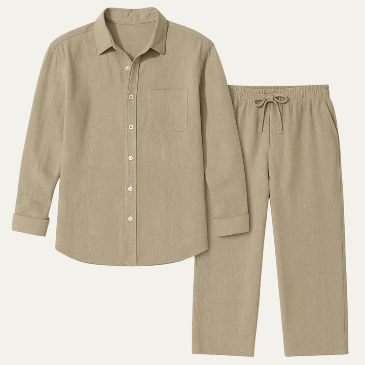 Michael Sydney men's summer set, front view