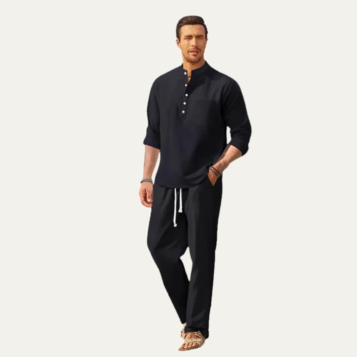 Michael Sydney men's summer set, front view