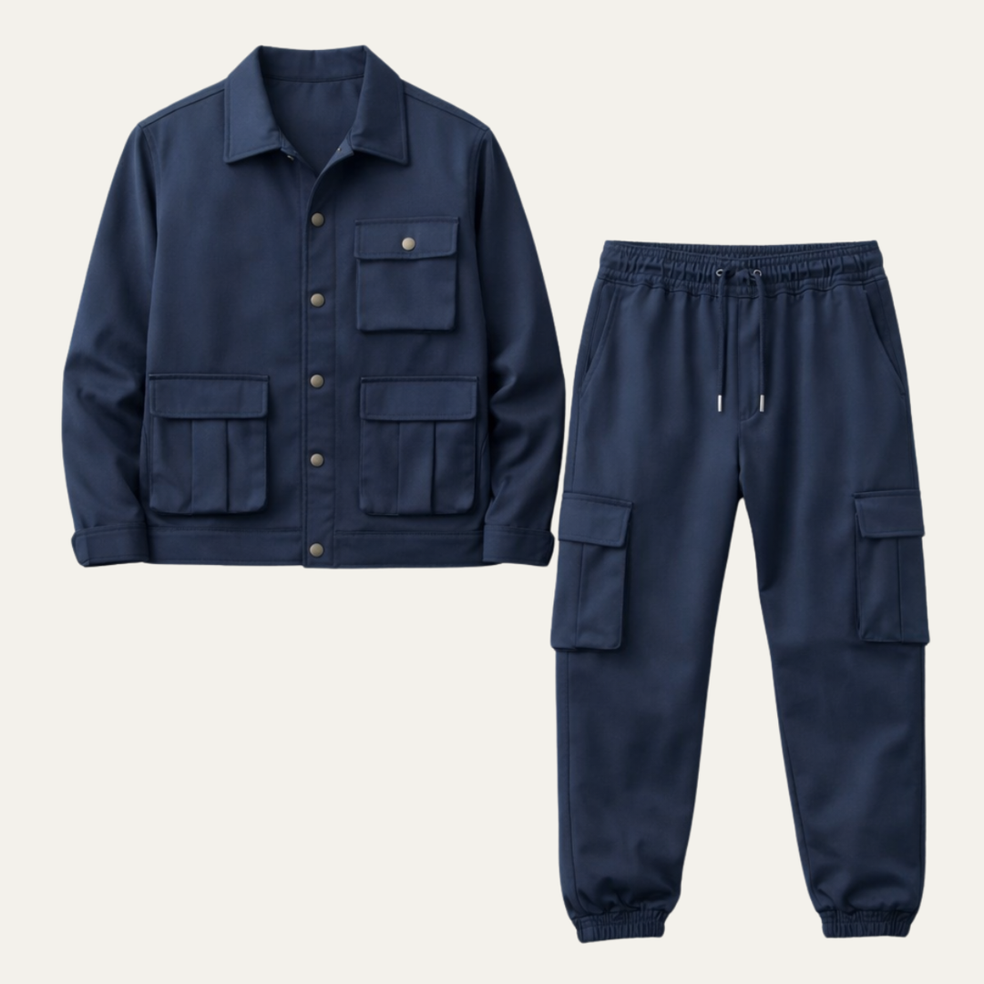 Michael Sydney men's summer set, front view