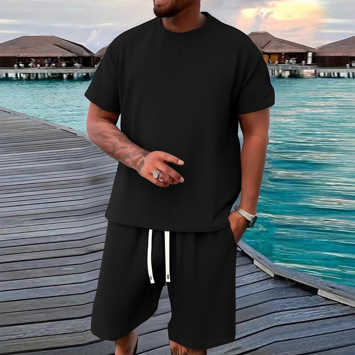 Michael Sydney men's summer set, front view