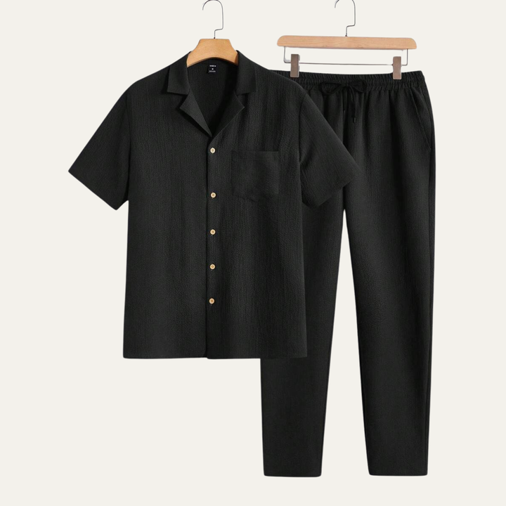 Michael Sydney men's summer set, front view