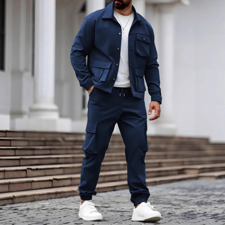 Michael Sydney men's summer set, front view