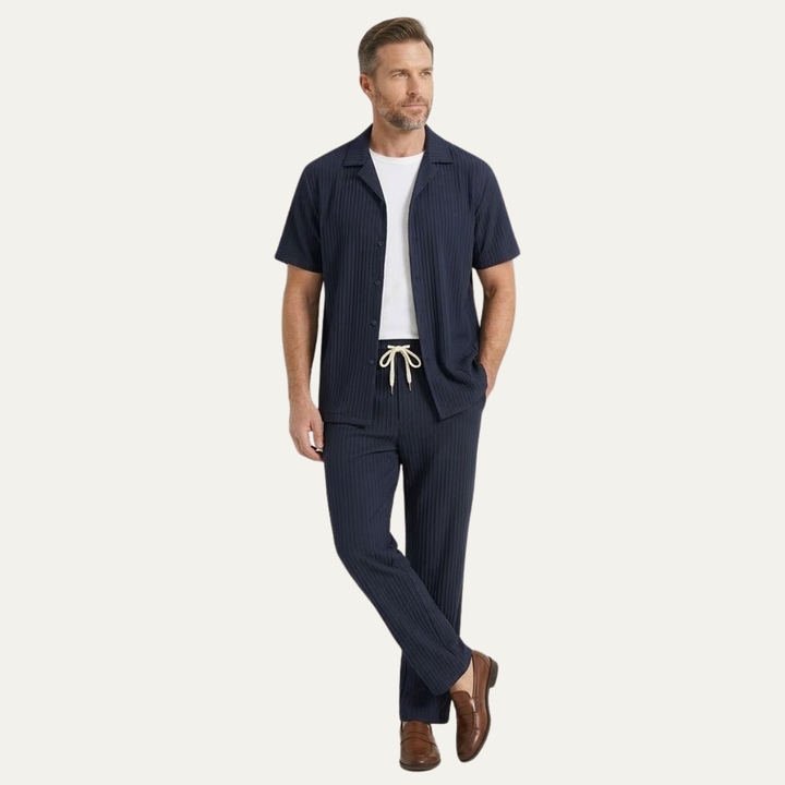 Michael Sydney men's summer set, front view