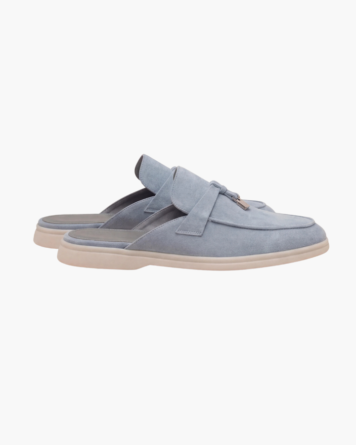 Michael Sydney men's mules Sky Blue, front view