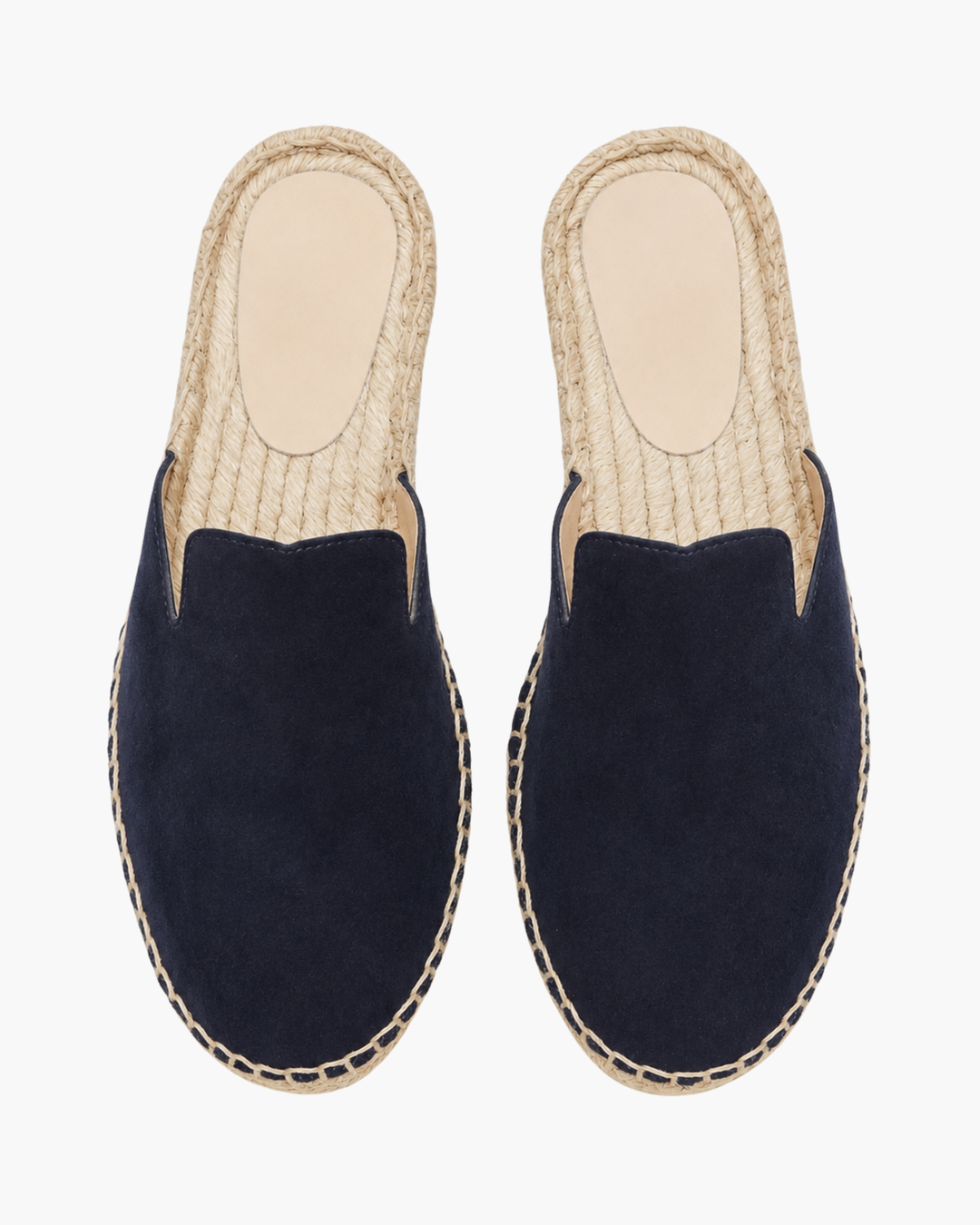 Michael Sydney men's summer mules in navy, front view