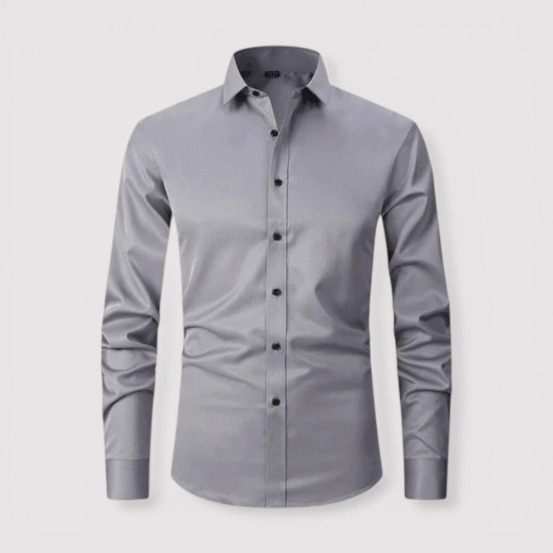 Michael Sydney men's classic collar shirt, front view