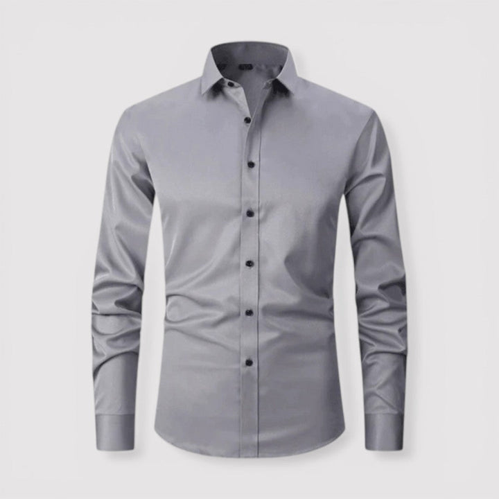 Michael Sydney men's classic collar shirt, front view