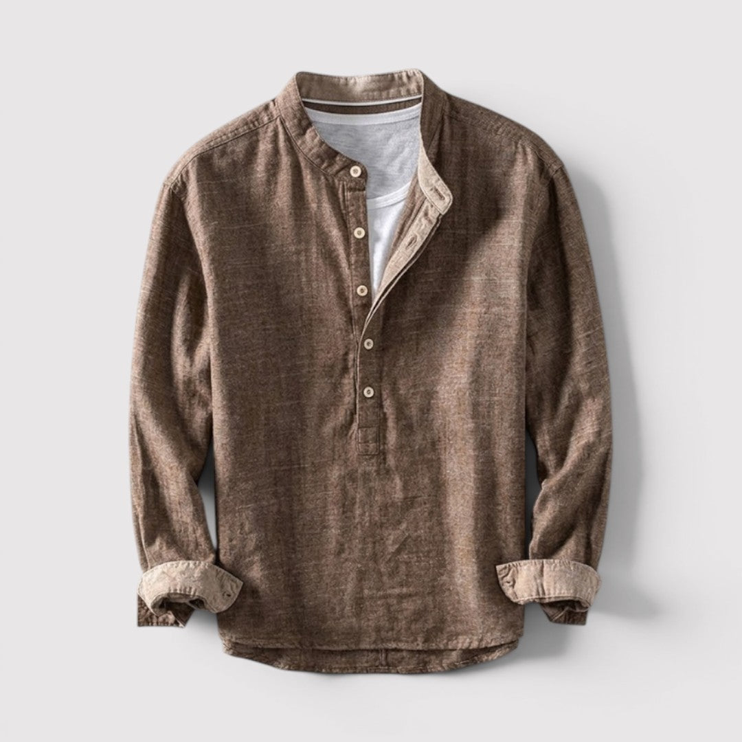 Michael Sydney men's soft long sleeve shirt, front view