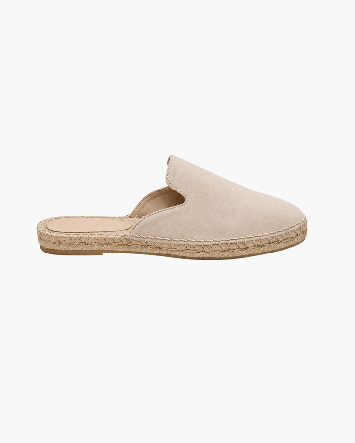 Michael Sydney men's summer mules in sand, front view
