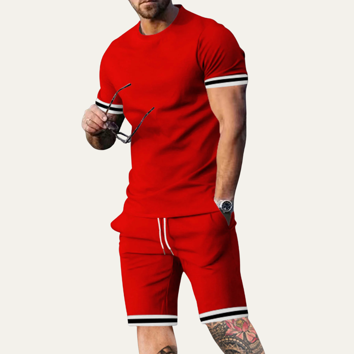 Michael Sydney men's summer set, front view