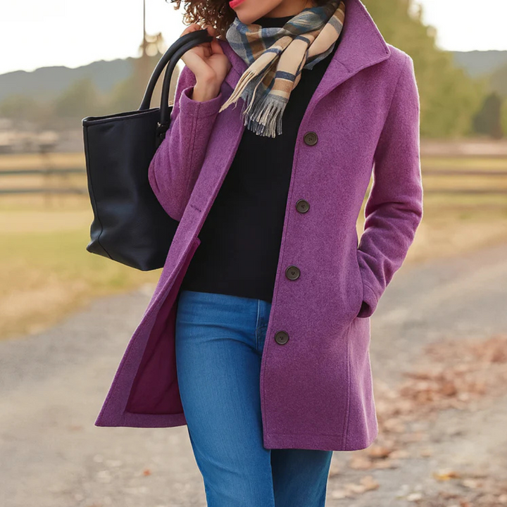 Glenda™ | Classic Buttoned Coat