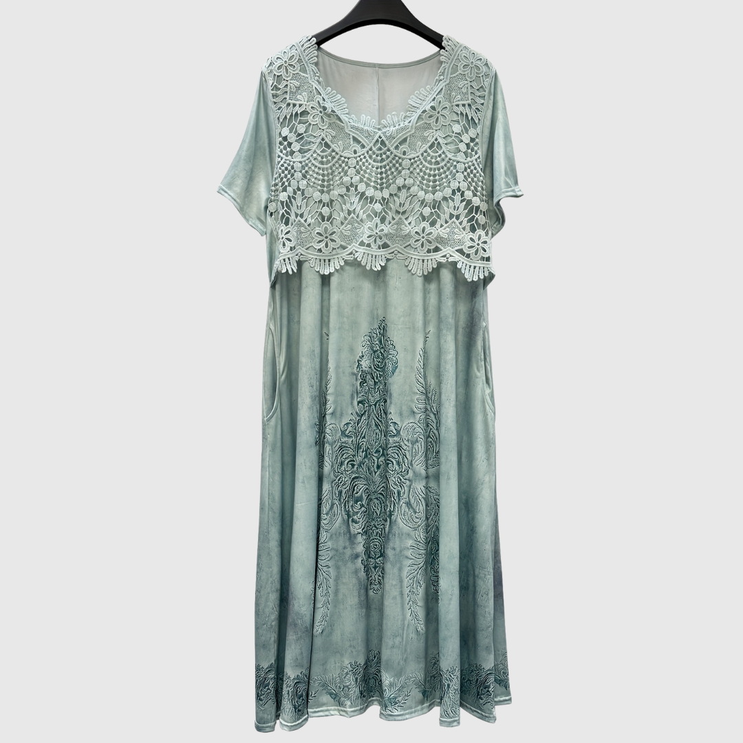 Catherine™ | Soft Floral Midi Dress