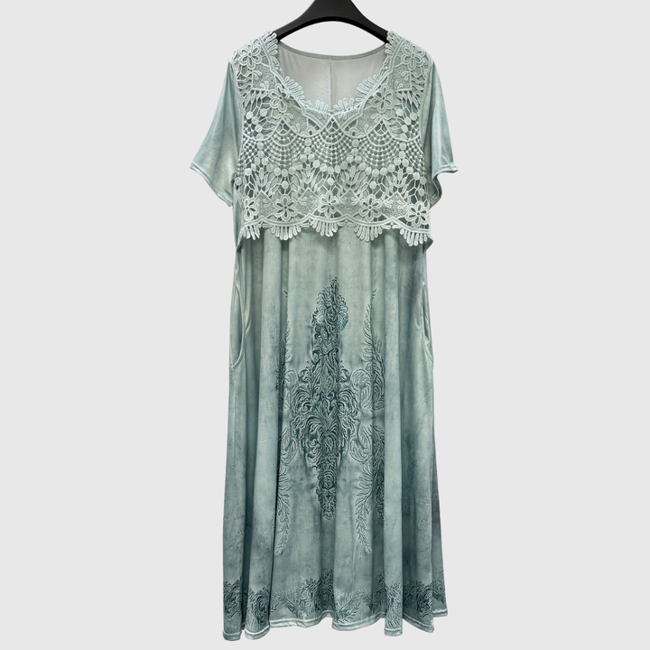 Catherine™ | Soft Floral Midi Dress