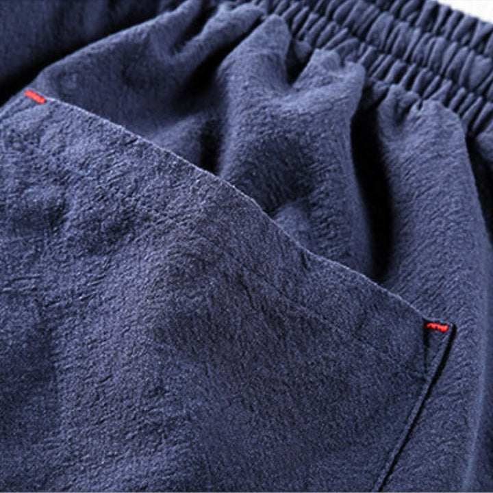 Michael Sydney men's airy pants, front view
