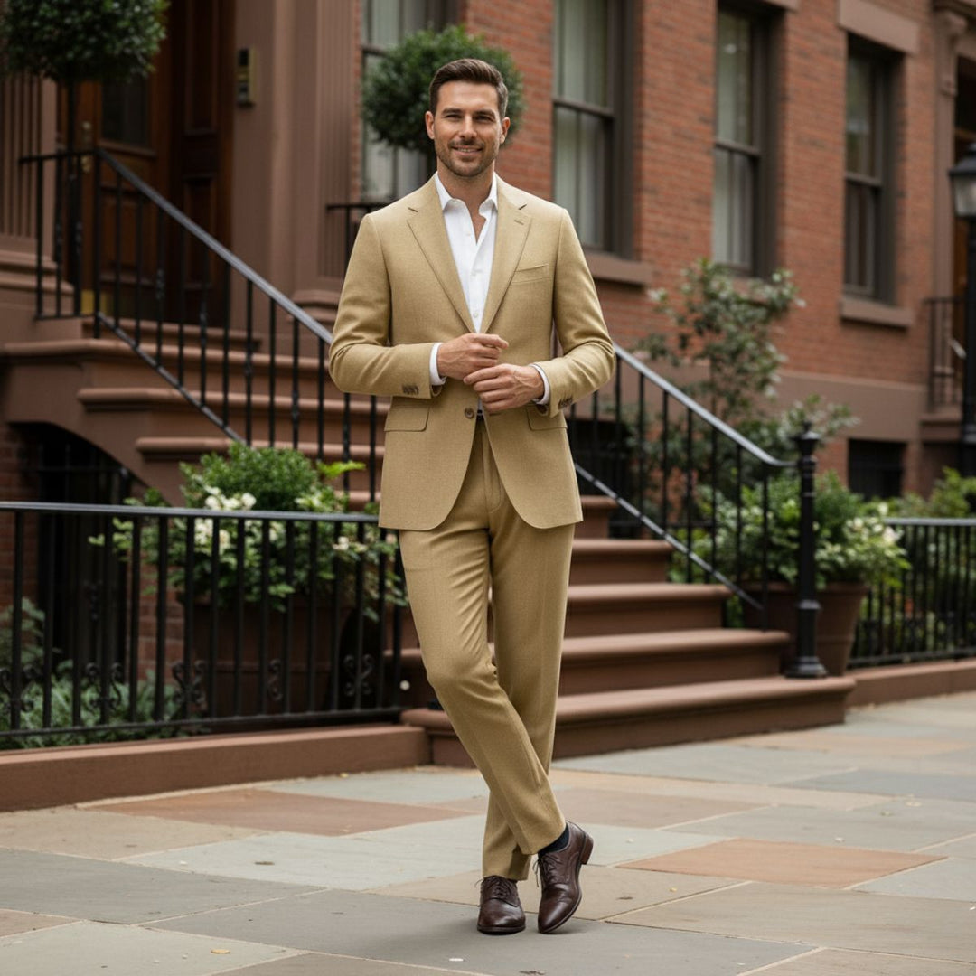 Michael Sydney men's summer set, front view