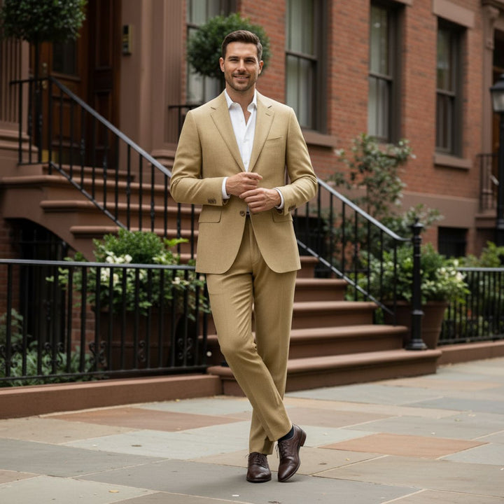 Michael Sydney men's summer set, front view