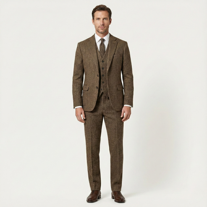 Michael Sydney men's summer set, front view