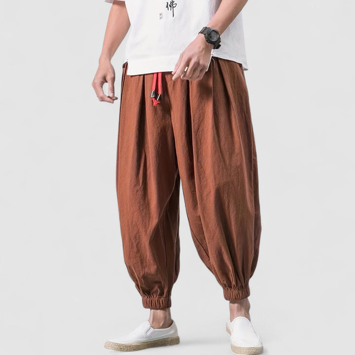 Michael Sydney men's Loose-fit pants, front view