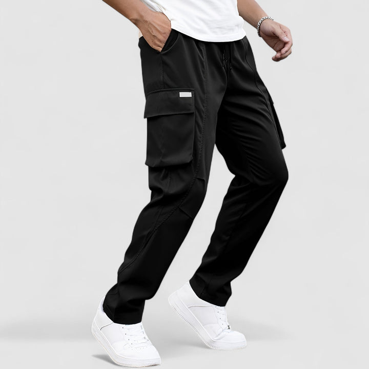 Michael Sydney men's waterproof stretch cargo pants, front view