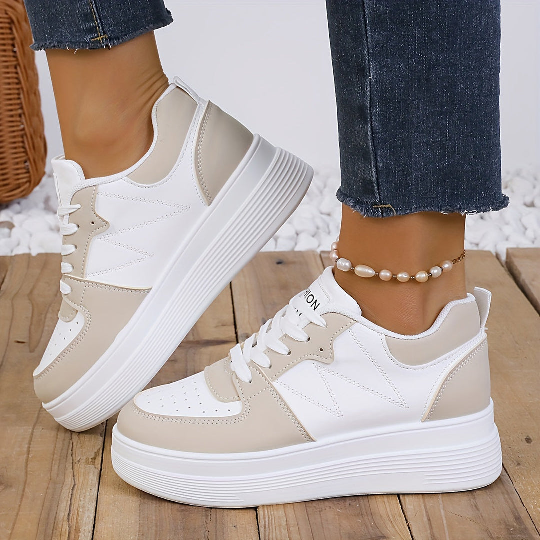 Edwina™ | Elegant Platform Sneakers
