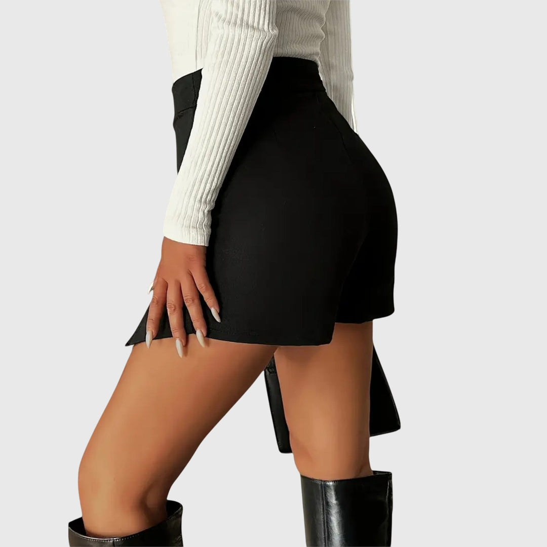 Susan™ | Mini Skirt with Front Slit